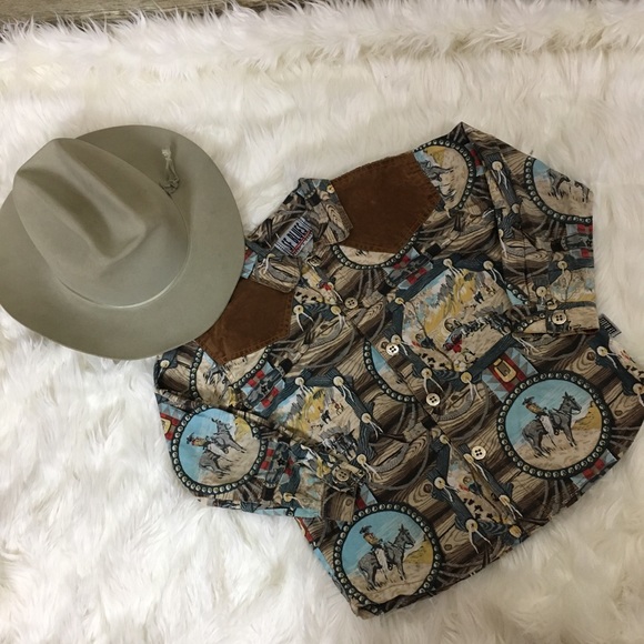 SF Blues Other - SF Blues Boys Cowboy/Western Shirt, Size 6